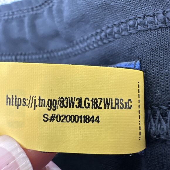 POLO Ralph Lauren Men Embroidered Gold Crest Logo Jogger Pants Black Maroon 2XLT - Picture 11 of 15